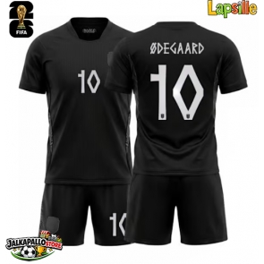 Norja Martin Odegaard #10 Vieraspaita Lapsille MM-kisat 2026 Lyhythihainen (+ shortsit)